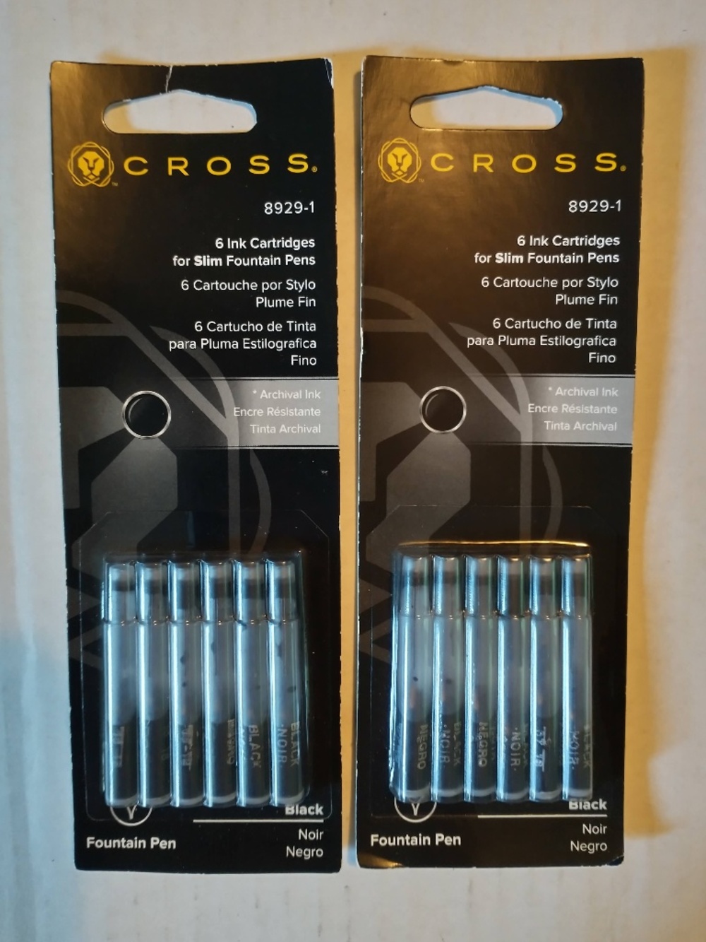Cross Pen Black Ink Refills #8929-1
